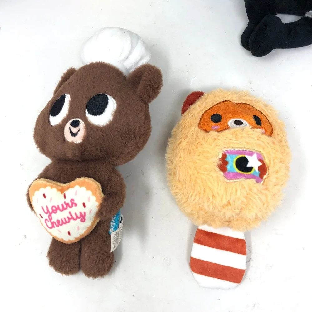 BarkBox Dog Toy Bundle Lot 6 PC Plush Squeaky Crinkle Jurassic‎ Park Dinosaur